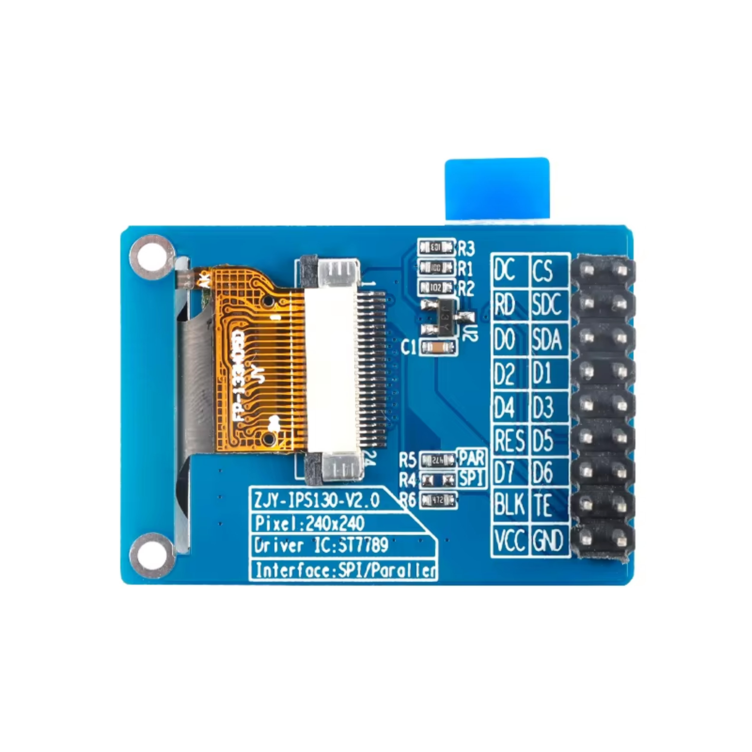1.3 inç 240x240 ST7789 IPS TFT LCD Ekran Modülü