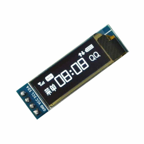 128×32 Beyaz 0.91 inç Grafik OLED Display I2C