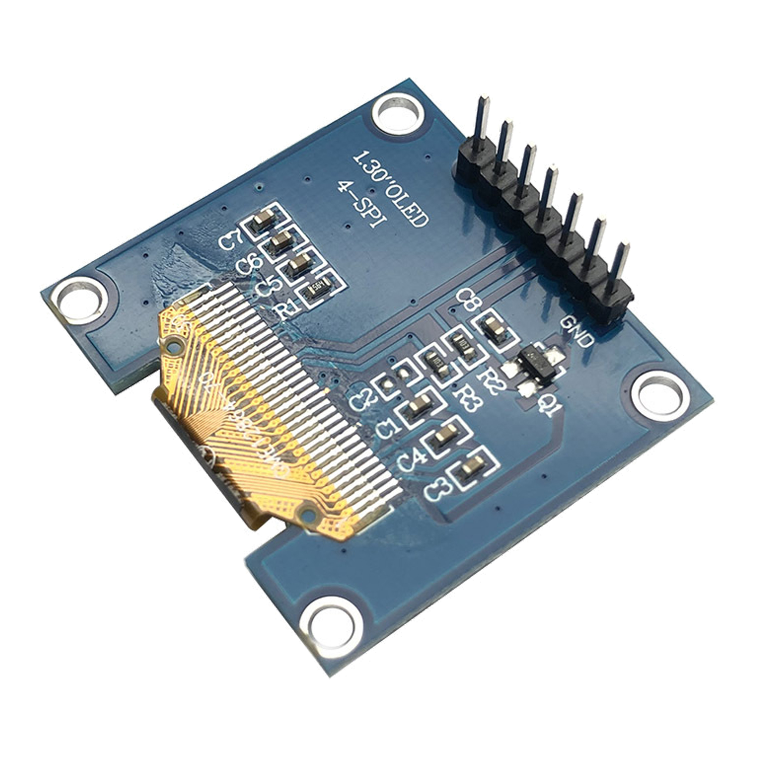 128x64 Beyaz 1.30 inç Grafik OLED Display I2C-SPI