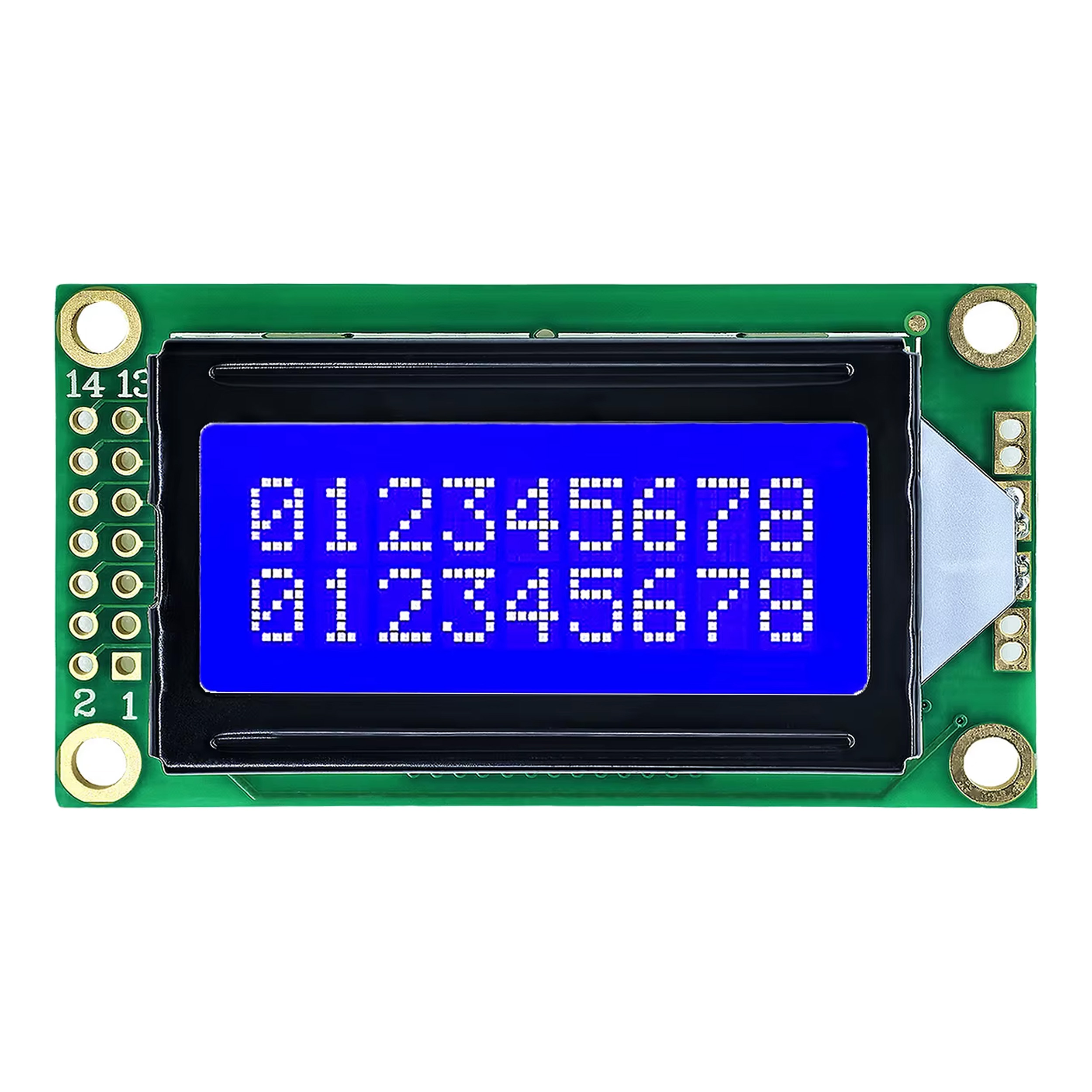 2x8 LCD Mavi
