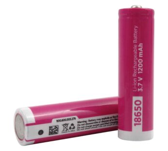 3.7V 1200mAh 18650 Li-ion Pil