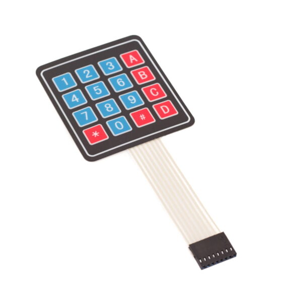 4×4 Membran Tuş Takımı – Keypad