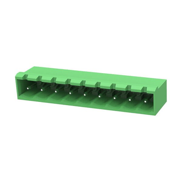 9 Pin 5.08mm Klemens (Erkek-Yeşil-90C-Kapalı)