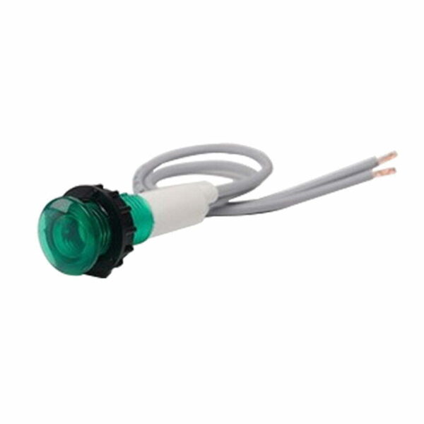 10mm 220VAC Yeşil Ampüllü Sinyal Lambası