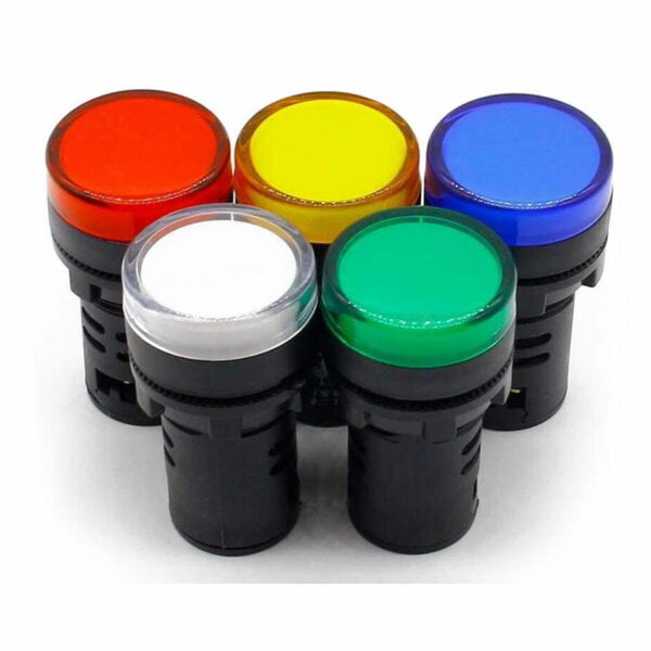 22mm 220VAC Mavi LED’li Sinyal Lambası