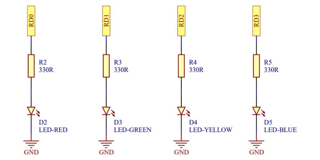 mikroC ile PIC Programlama #03 LED Animasyon Uygulaması – 1