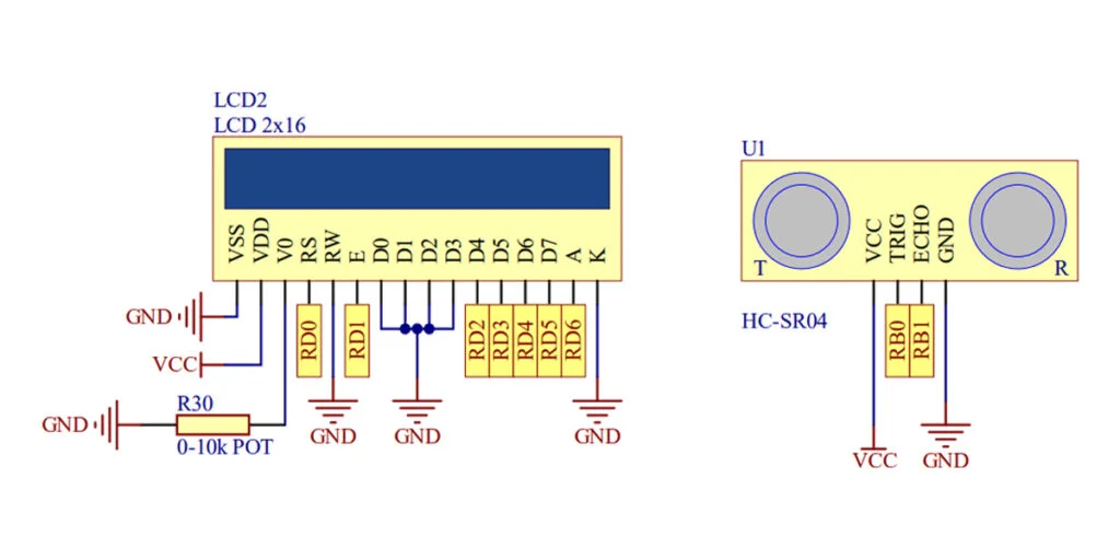 mikroC ile PIC Programlama #09 HC-SR04 ile Mesafe Ölçümü