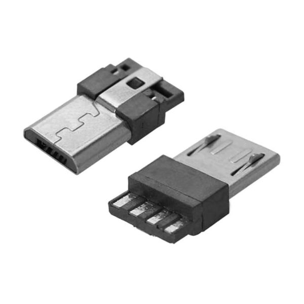 Micro USB Erkek Karkas Şase Konnektör (4 Pin)