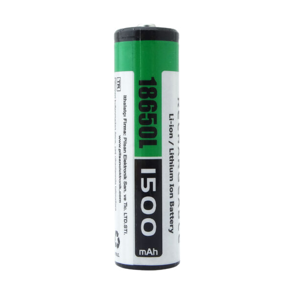 3.7V 1500mAh 18650 Li-ion Pil