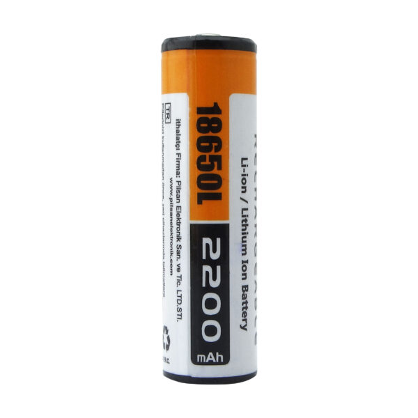 3.7V 2200mAh 18650 Li-ion Pil