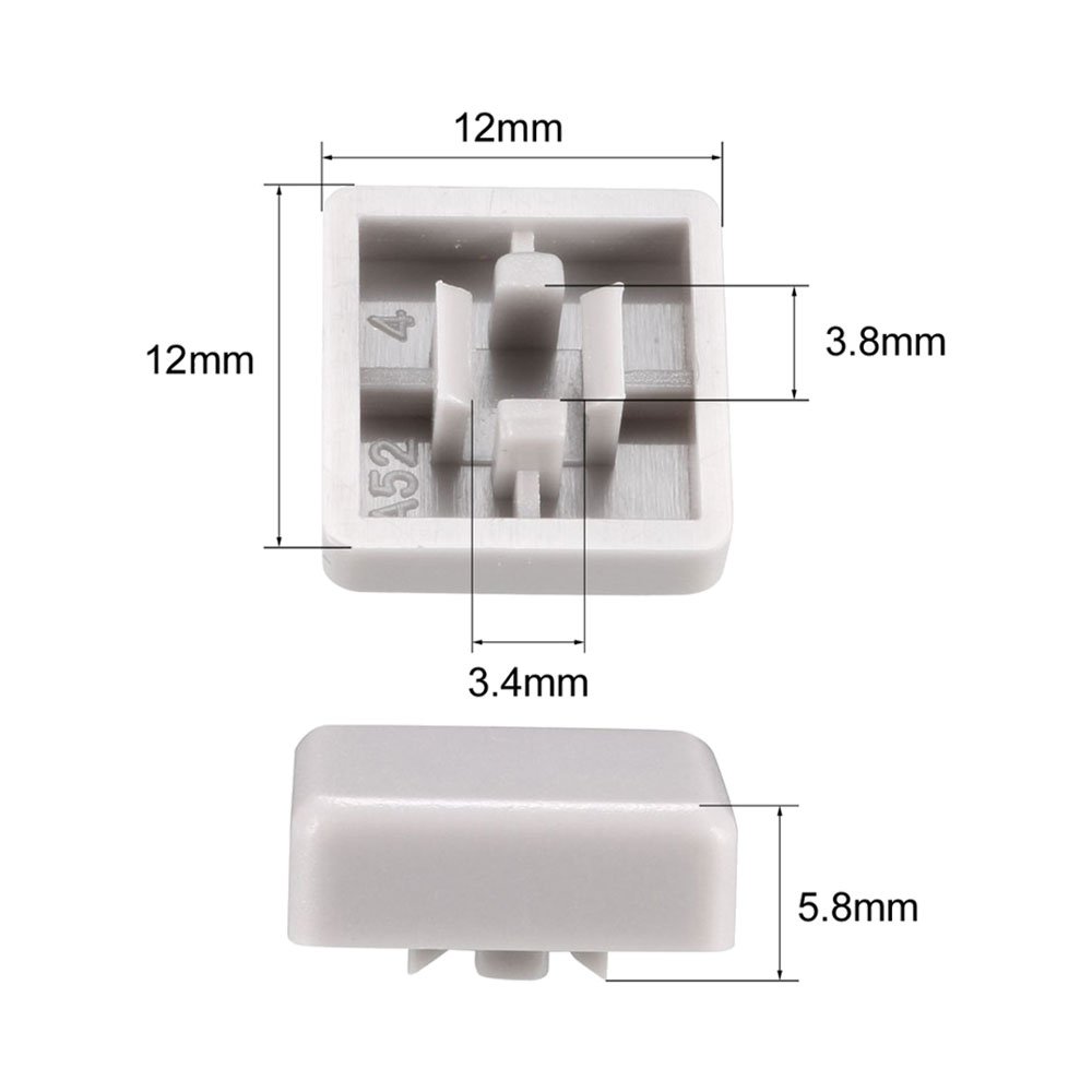 12x12mm-Tact-Switch-Kapağı-(Kare–Gri)-2