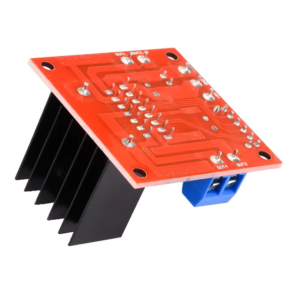 L298N Voltaj Regülatörlü Çift Motor Sürücü Kartı