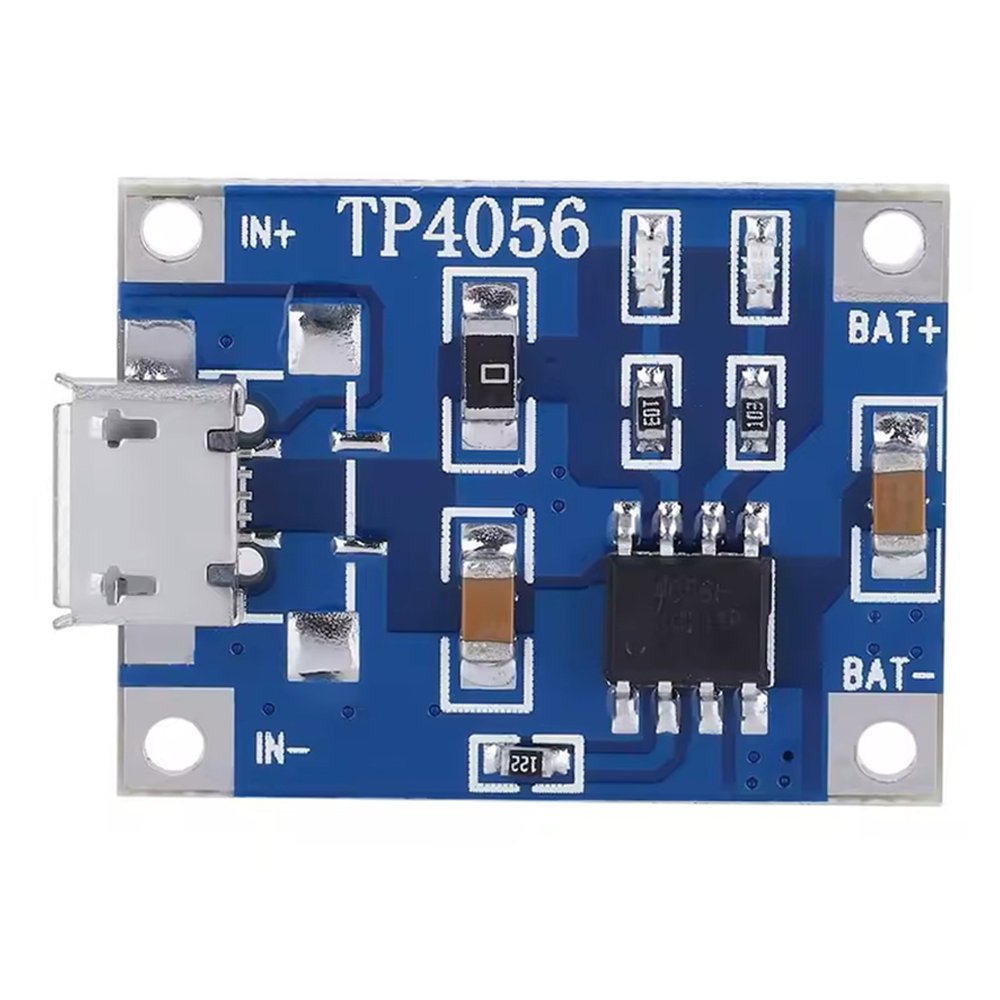 TP4056 Micro USB 3.7V 1S Li-Po Şarj Aleti (Korumasız)