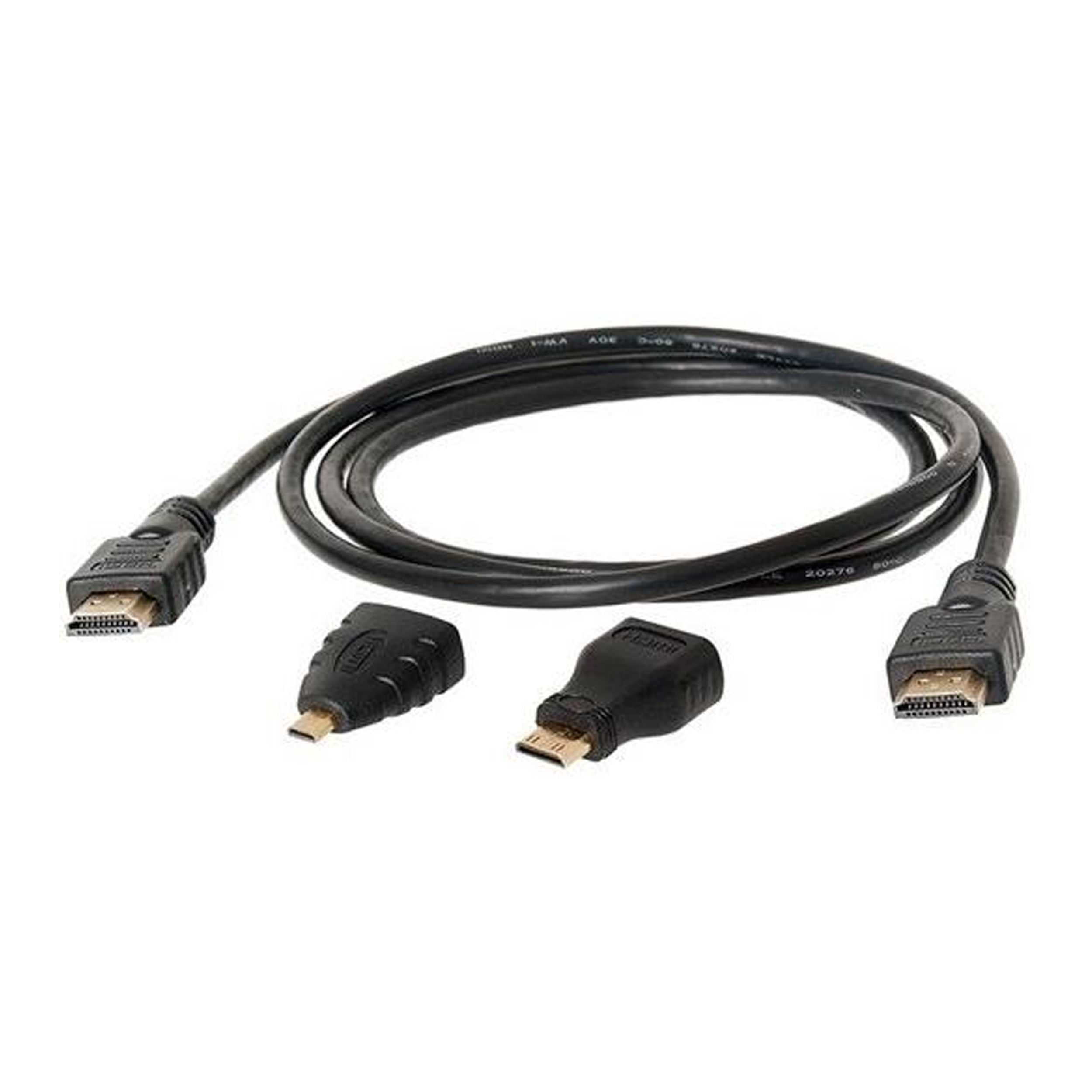 HDMI Kablo 1.5m + HDMI Mini ve HDMI Mikro Dönüştürücü