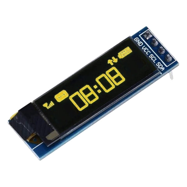 128×32 Sarı 0.91 inç Grafik OLED Display I2C