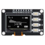 128x64 Beyaz 0.96 inç 4 Butonlu Grafik OLED Display I2C