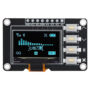 128x64 Mavi 0.96 inç 4 Butonlu Grafik OLED Display I2C