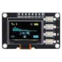 128x64 Sarı/Mavi 0.96 inç 4 Butonlu Grafik OLED Display I2C