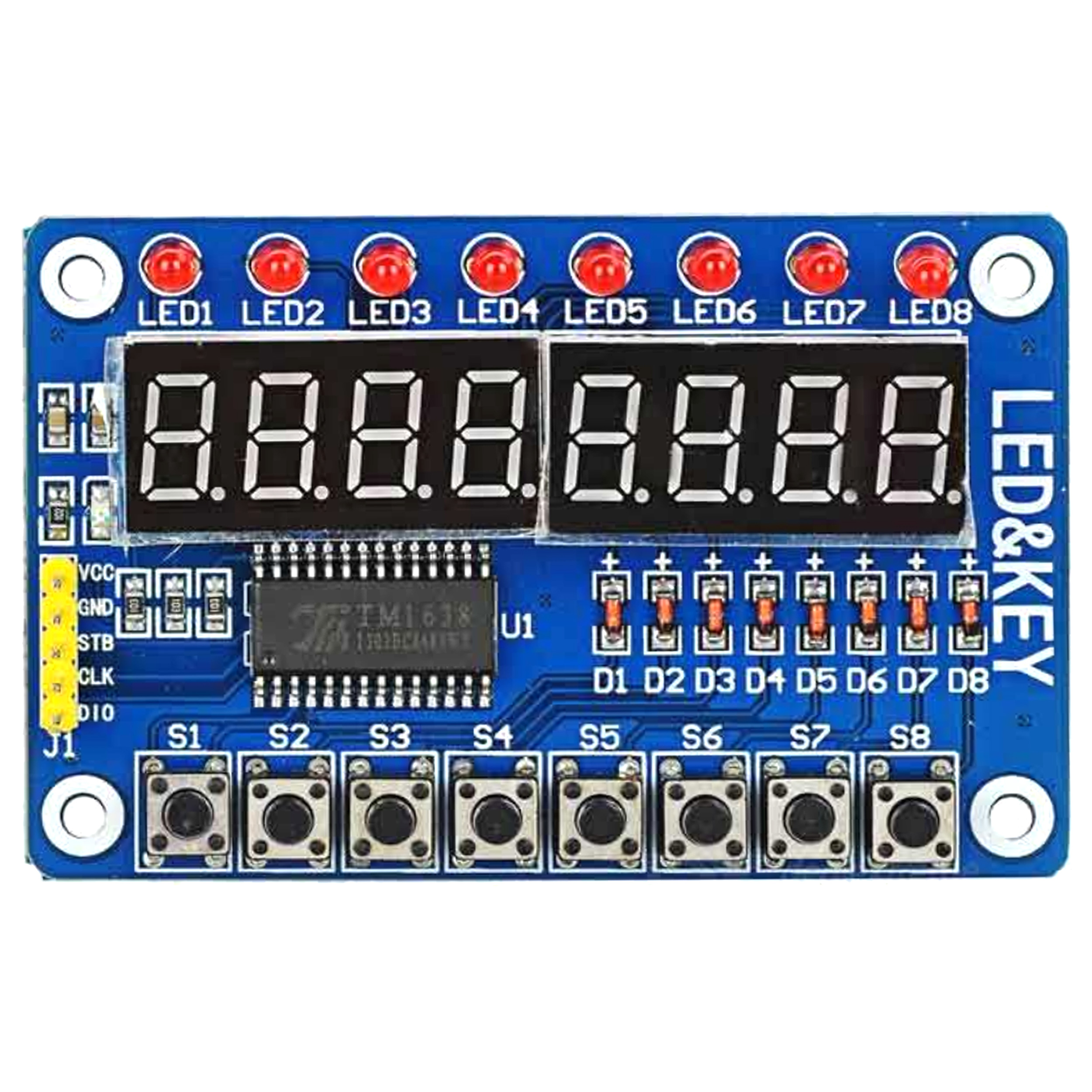 Arduino Uyumlu 7-Segment Gösterge ve Buton Kartı