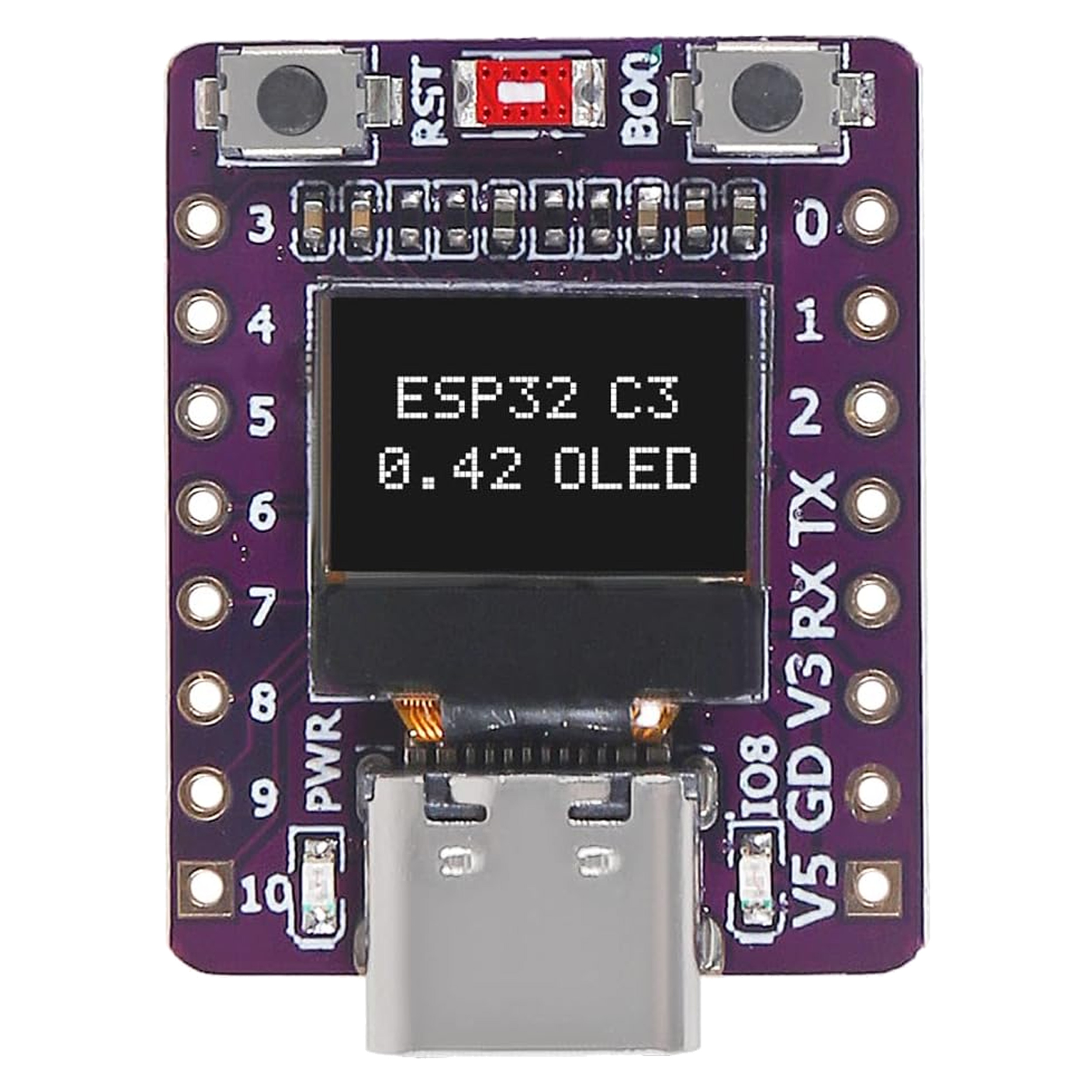 ESP32-C3 0.42 inç OLED Wifi ve Bluetooth Geliştirme Kartı