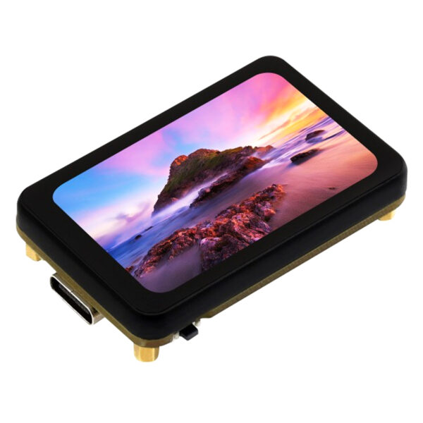 ESP32-S3 1.64 inç AMOLED Dokunmatik Ekranlı WiFi ve Bluetooth Geliştirme Kartı