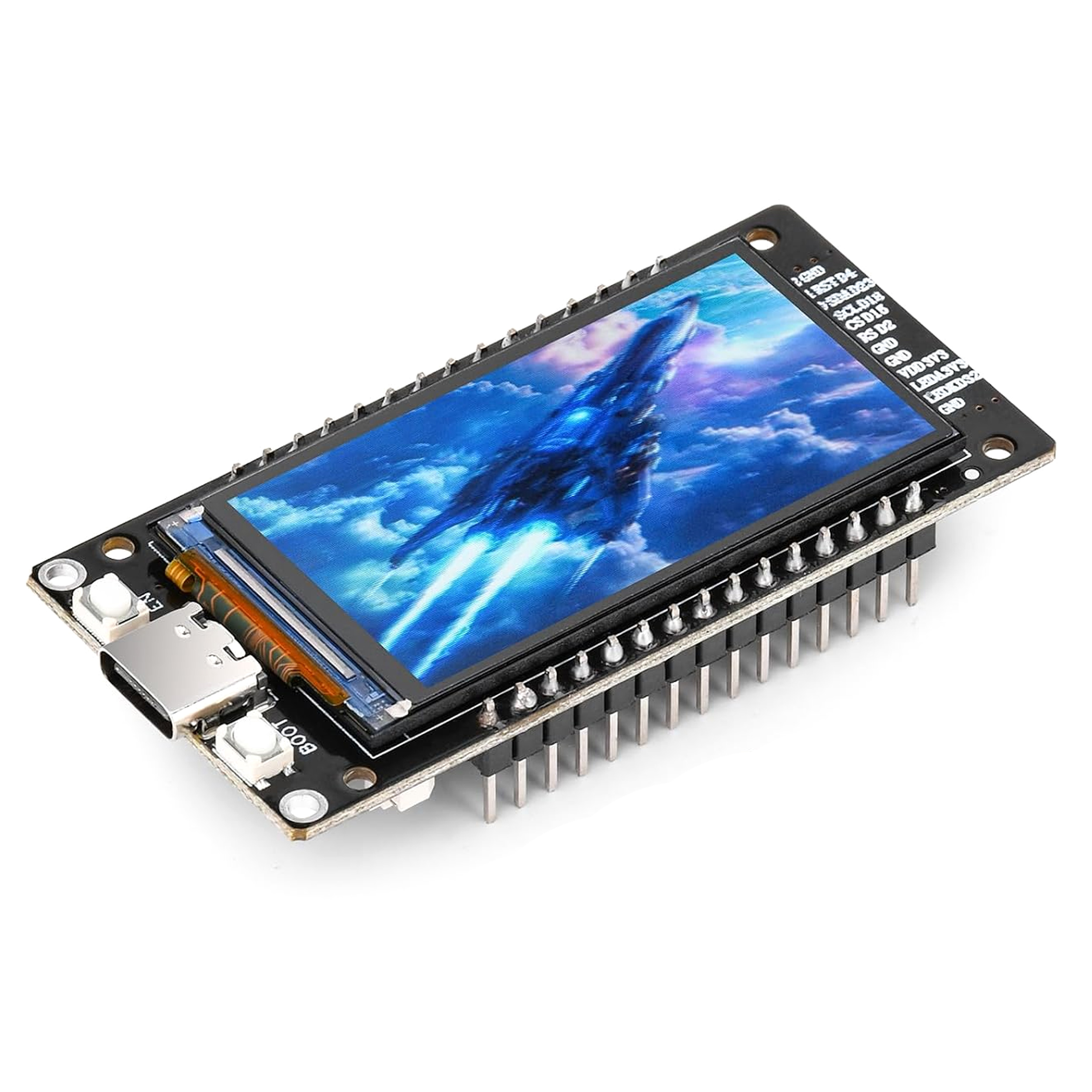 ESP32-S3-WROOM-1 1.9 inç LCD WiFi Bluetooth Kartı