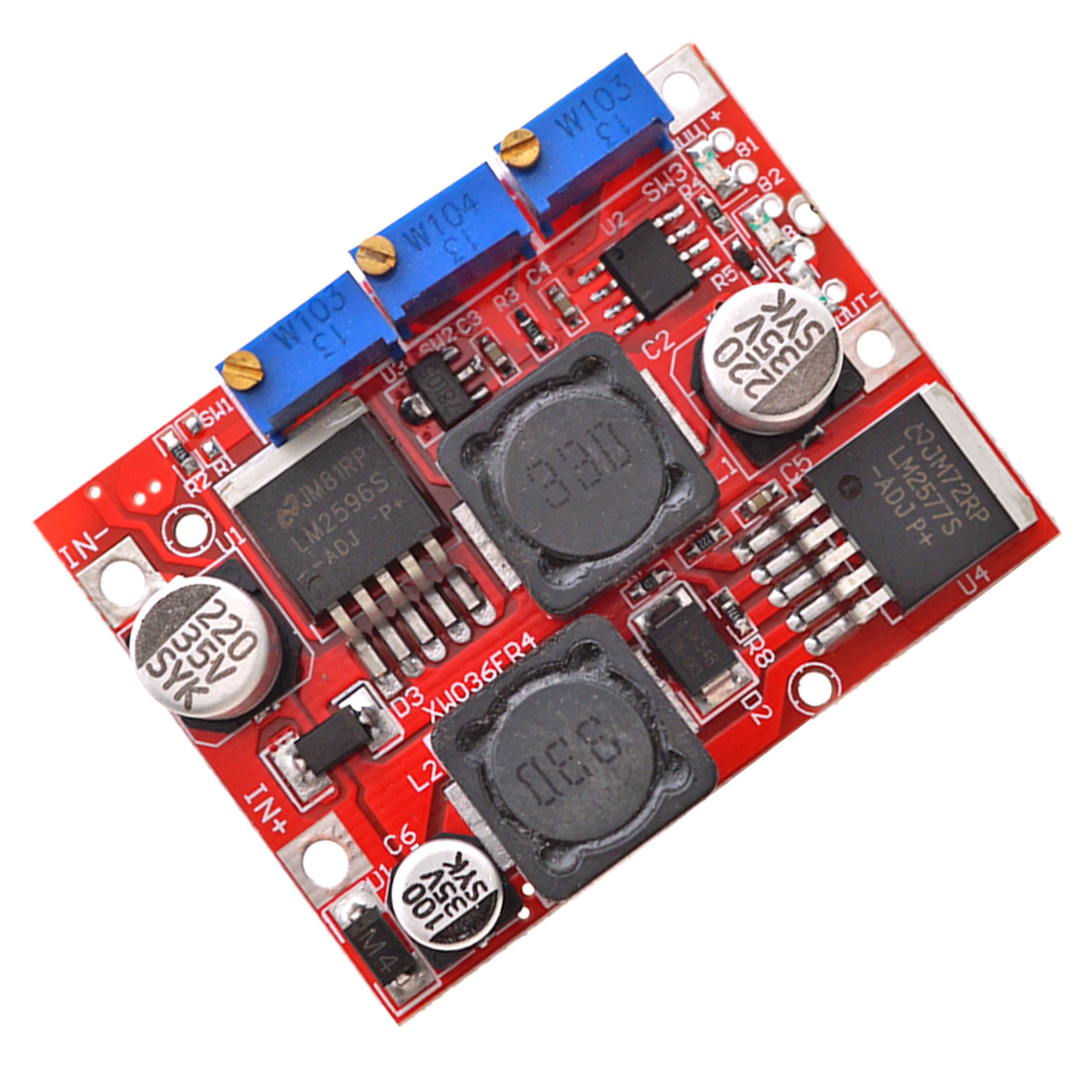 LM2577S / LM2596S Ayarlanabilir DC-DC Buck-Boost Modülü