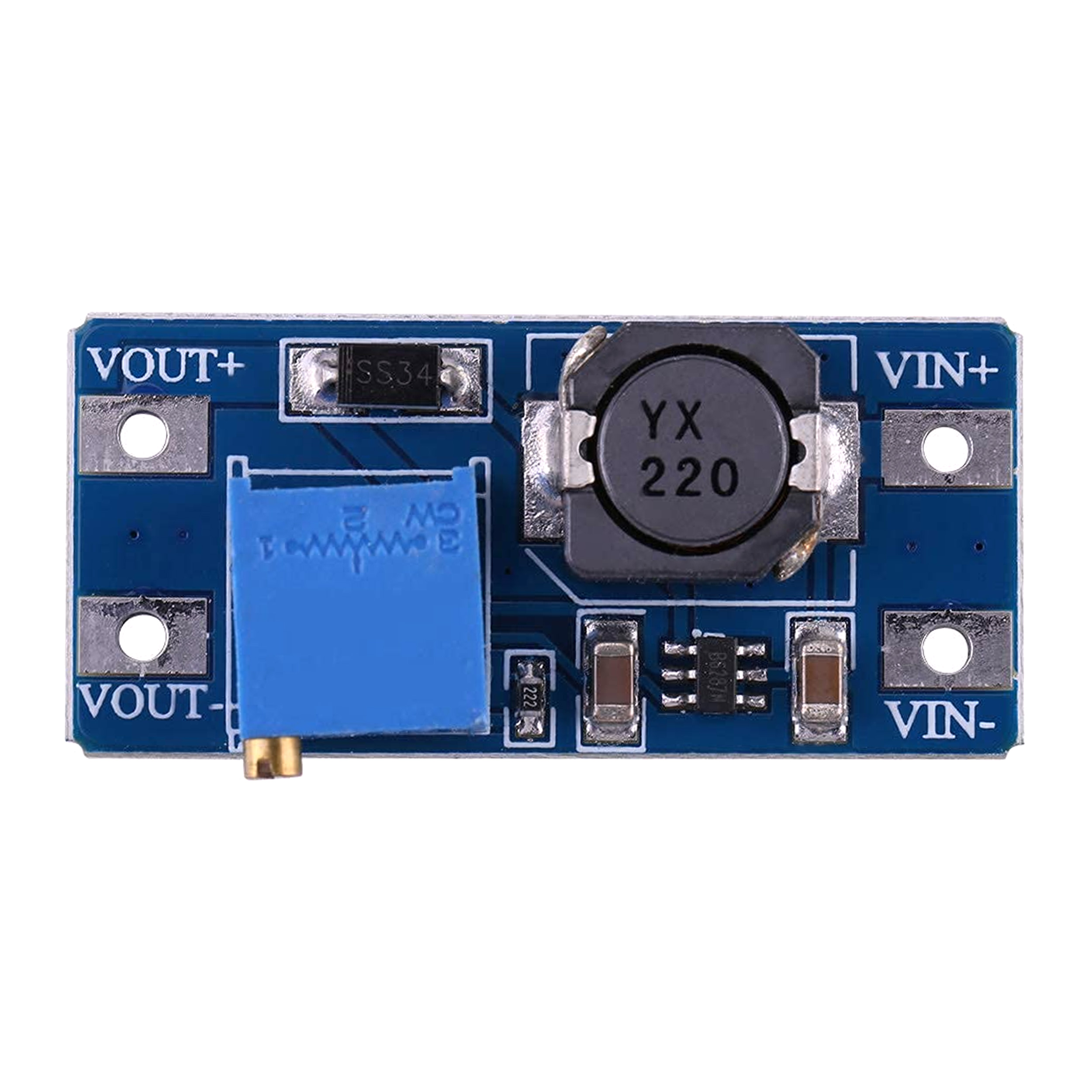 MT3608 2A Ayarlanabilir DC-DC Voltaj Yükseltici Modülü