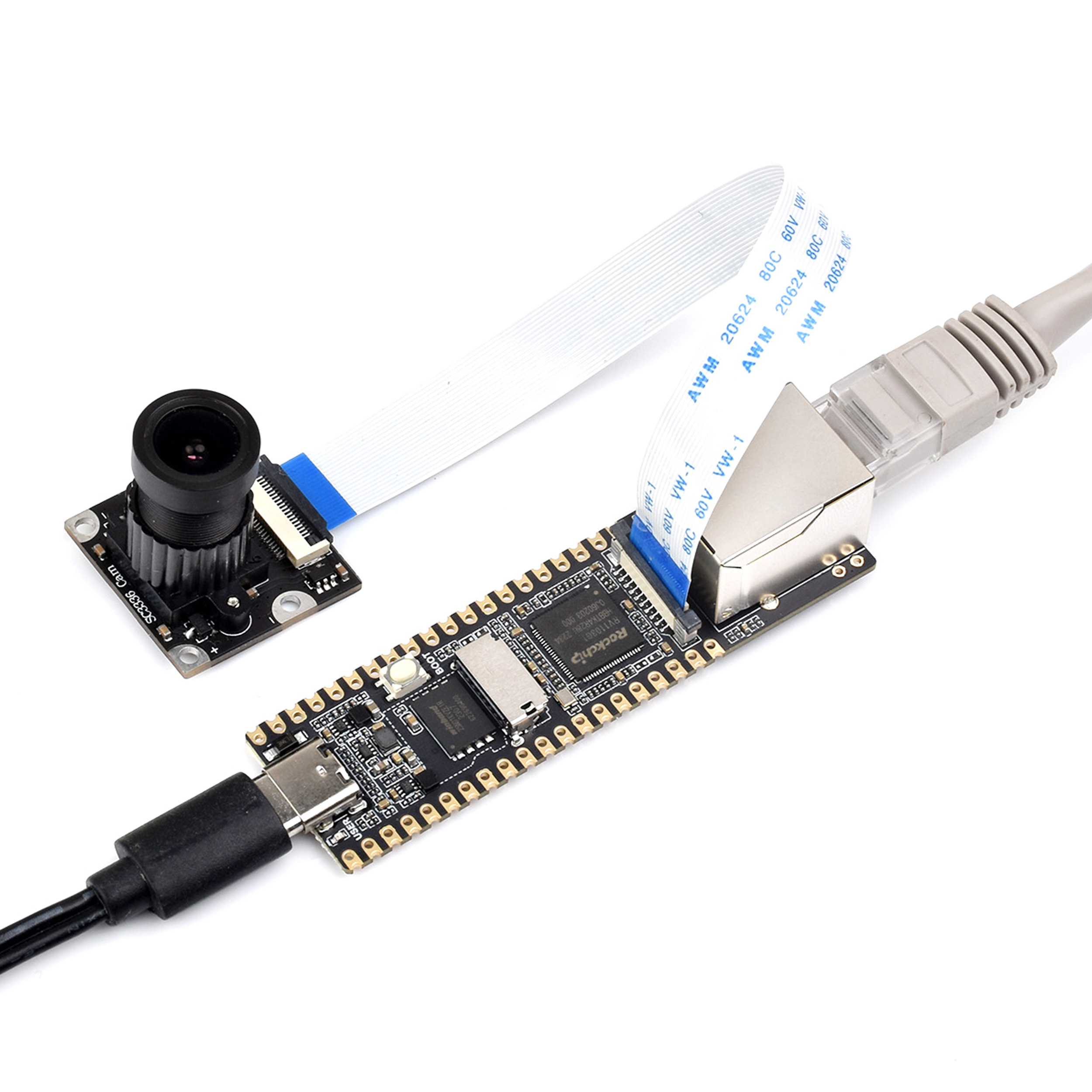 Pico Plus RV1103 Linux Mikro ARM Cortex-A7 Ethernet Geliştirme Kartı - Görsel 3