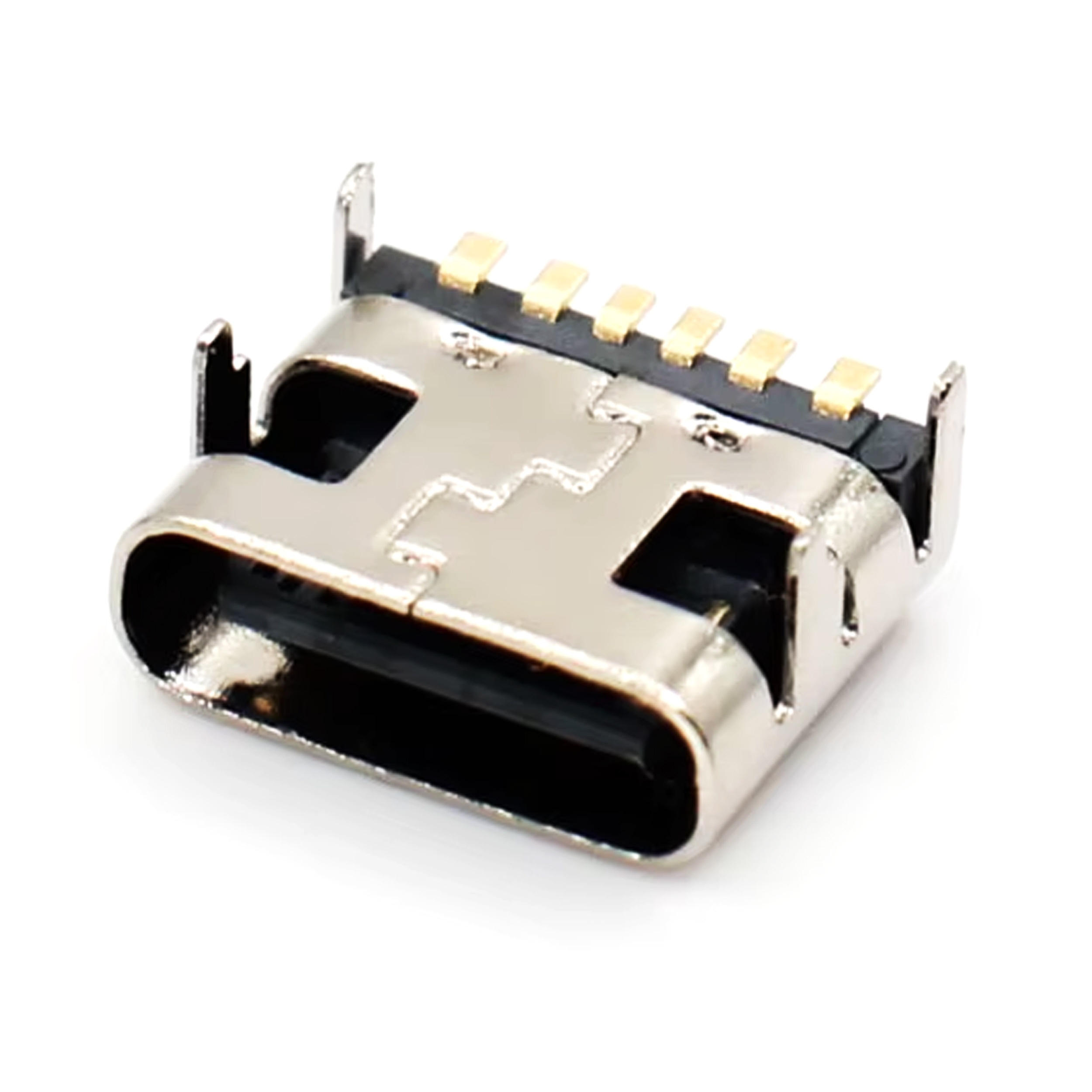 USB Type-C Konnektör SMD Dişi (6 Pin)