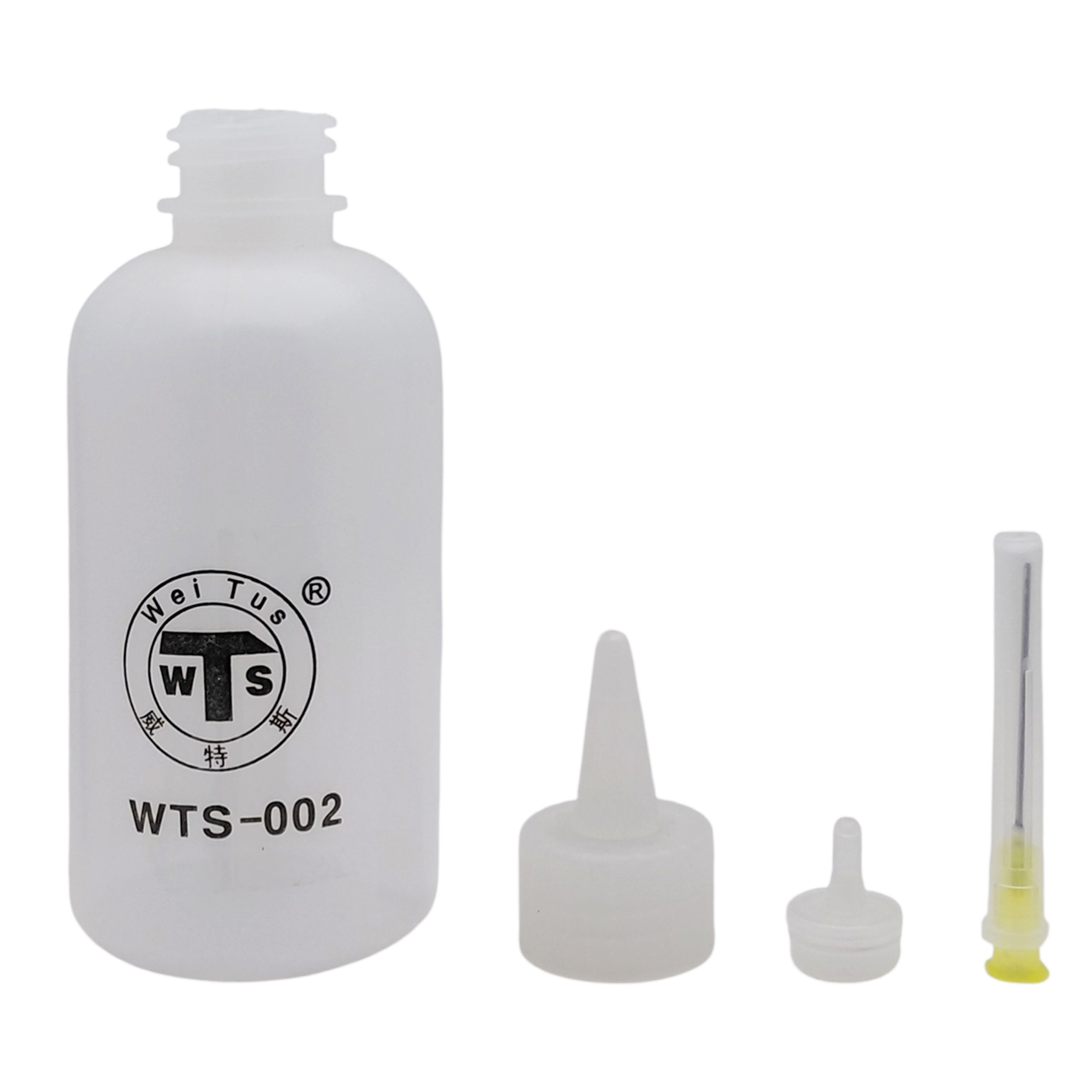 WTS-002 Şırınga Uçlu Sıvı Saklama Şişesi 100ml