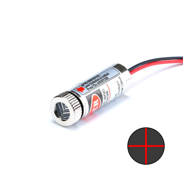 12mm 650nm 5mW Kırmızı Çapraz (Cross) Lazer