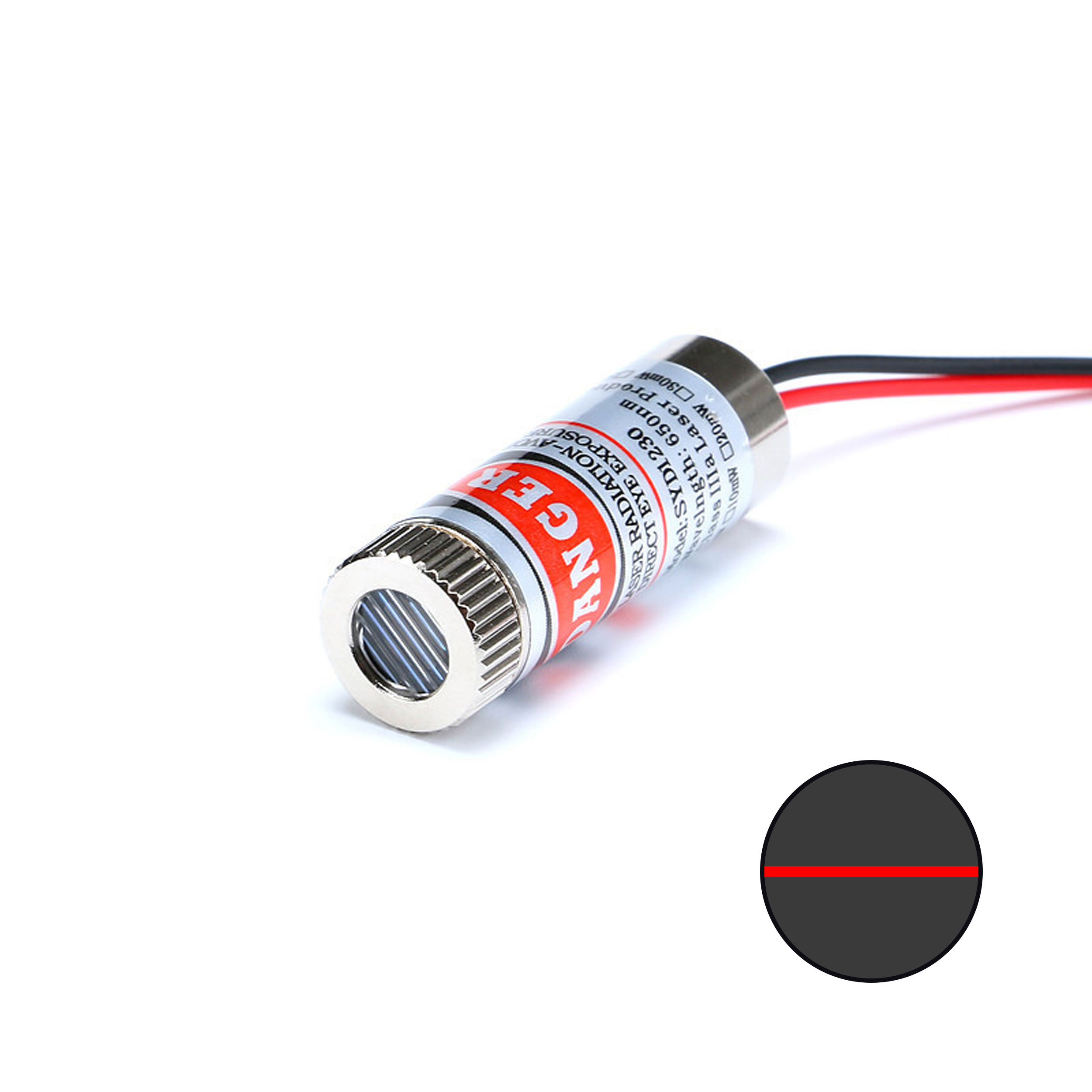 12mm 650nm 5mW Kırmızı Çizgi (Line) Lazer