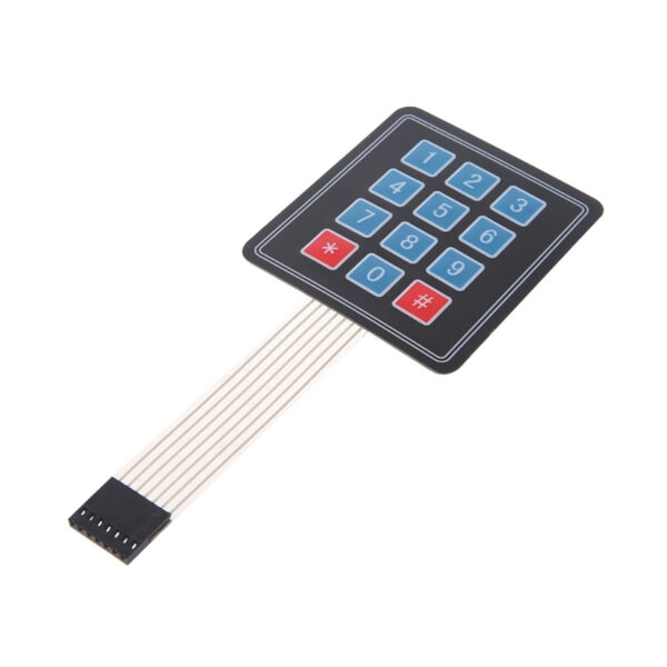 4×3 Membran Tuş Takımı – Keypad