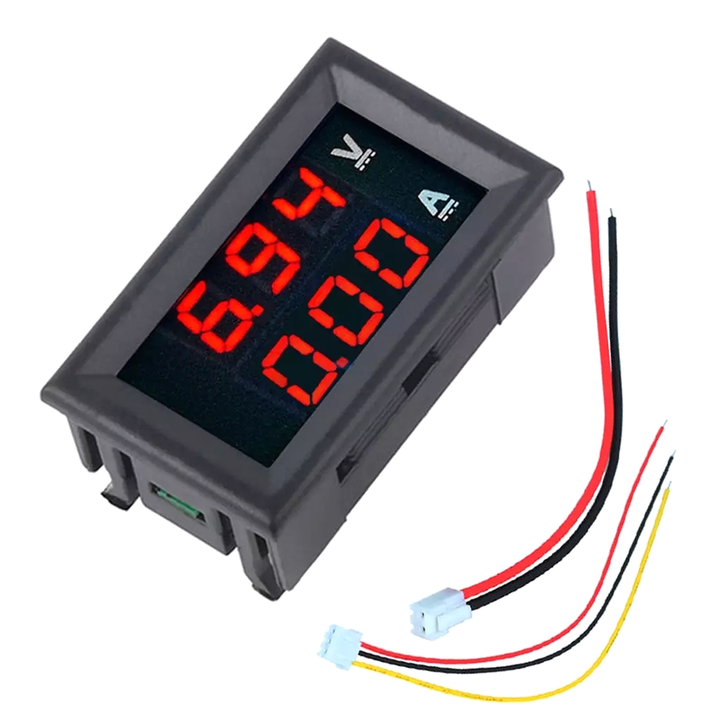 DC 100V 10A Dijital Voltmetre Ampermetre-Kırmızı