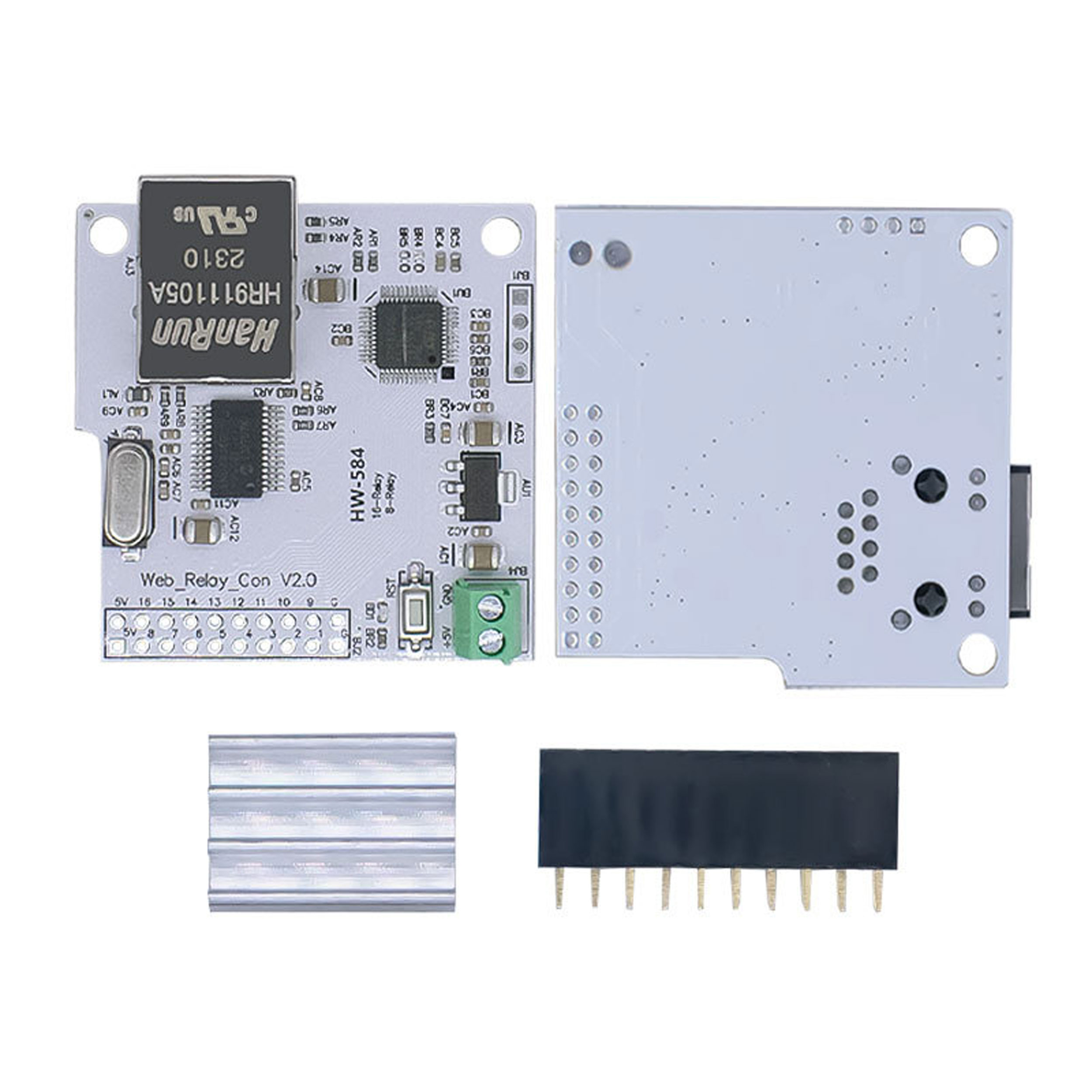 ENC28J60 W5100 16 Kanal Ethernet Web Röle Kontrol Kartı Modülü